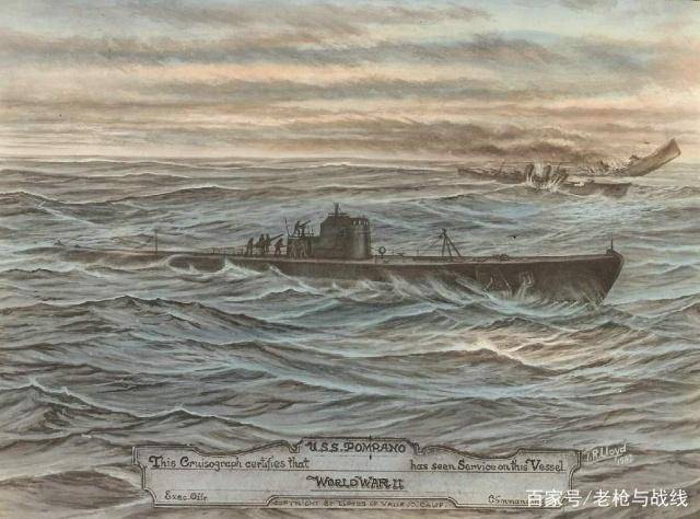 美国s级潜艇s-44号和底特律号轻巡洋舰,该艇曾击沉日本加古号重