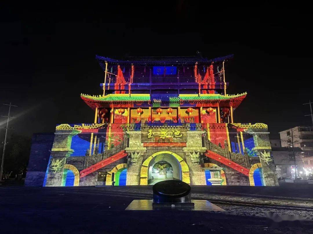 邢台清风楼夜景图片图片