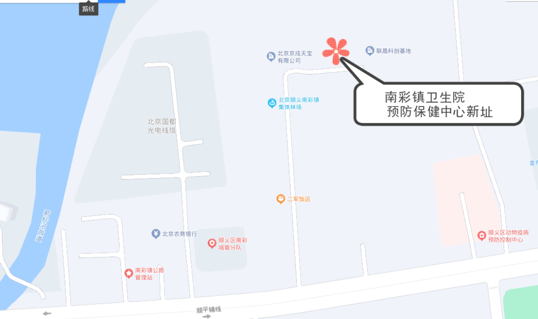 顺义区南彩镇地图图片