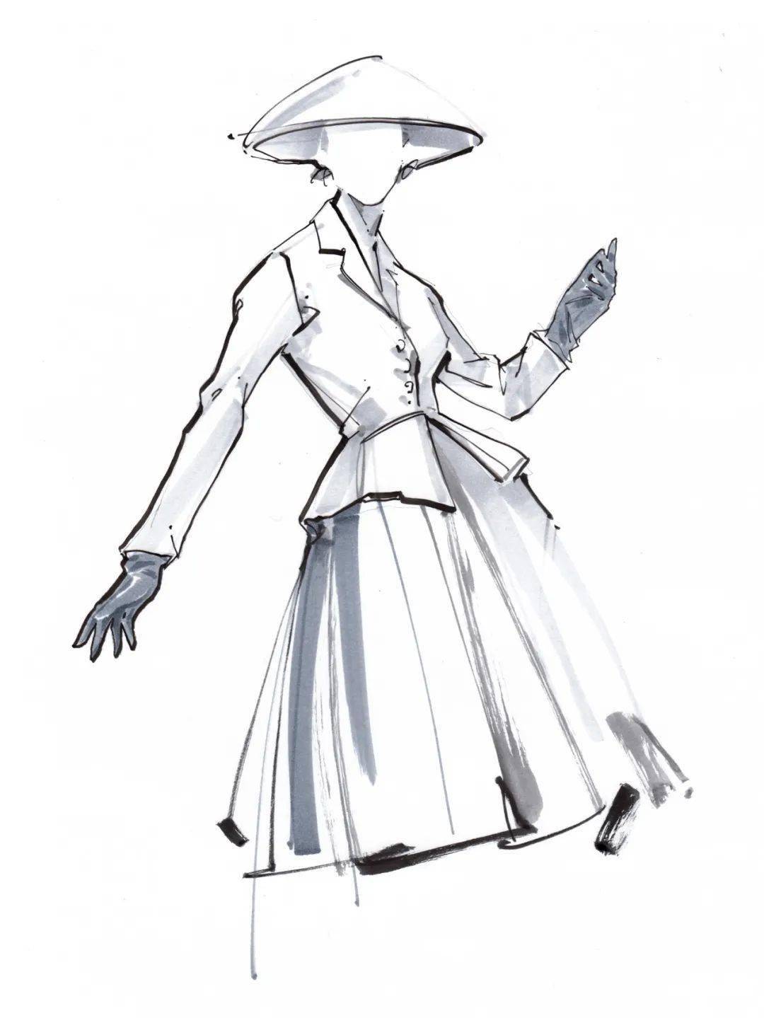 展讯| "笔笔皆时——袁春然的时装插画展"_时尚_展览_作品