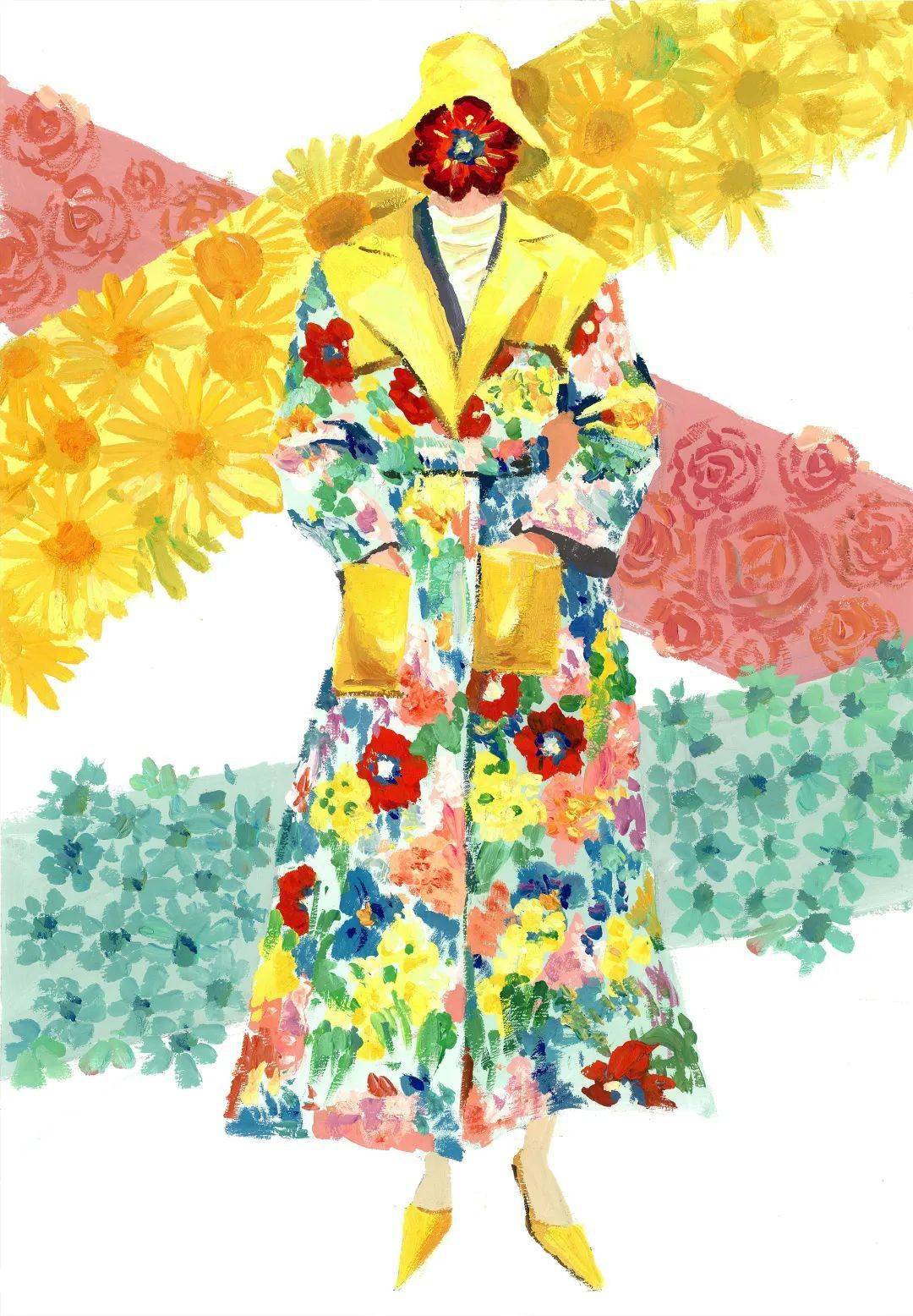 展讯| "笔笔皆时——袁春然的时装插画展"_时尚_展览_作品