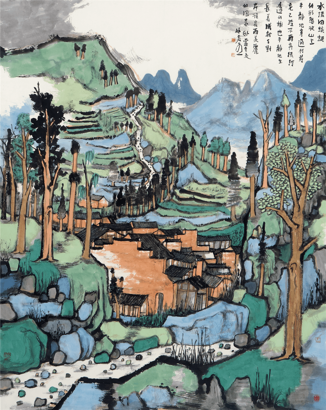 第八届全国画院美展中国画特邀作品欣赏_cm_北京_展览