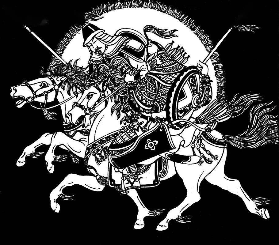 布里亚特版《格萨尔王》_史诗_插画_世界