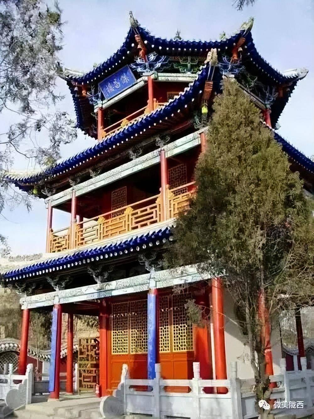 保昌楼位于陇西县渭河北岸浦山岘口建,于光绪十年,距今已有120多年的