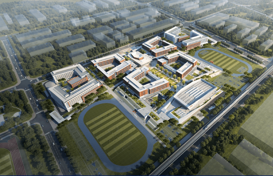 中央民族大学附中青岛学校位置:流亭,夏庄交接处,仙山花园小区东南侧