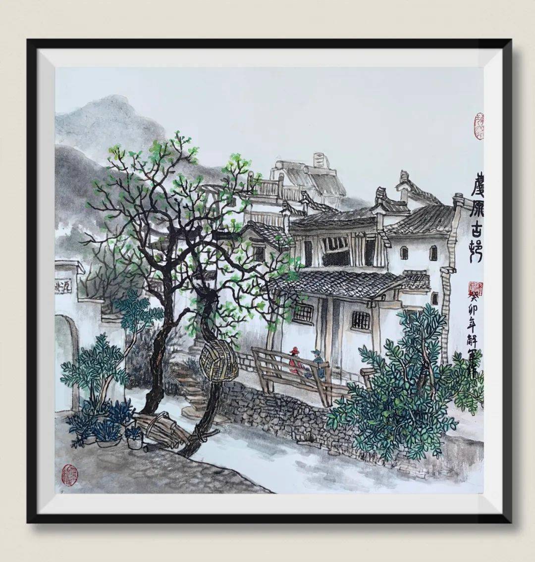 解军:婺源写生记_长溪村_重庆_作品