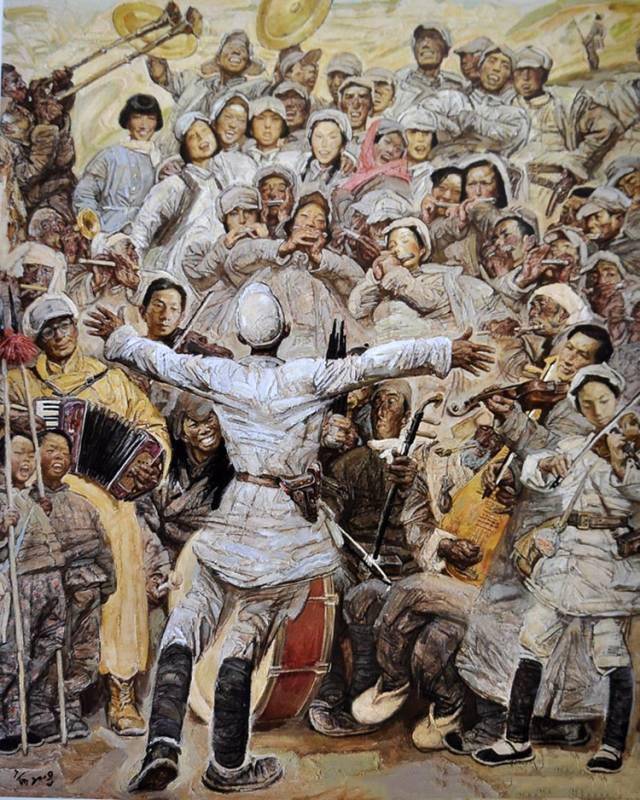 油画大家 | 沈尧伊作品欣赏_连环画_飘带_cm