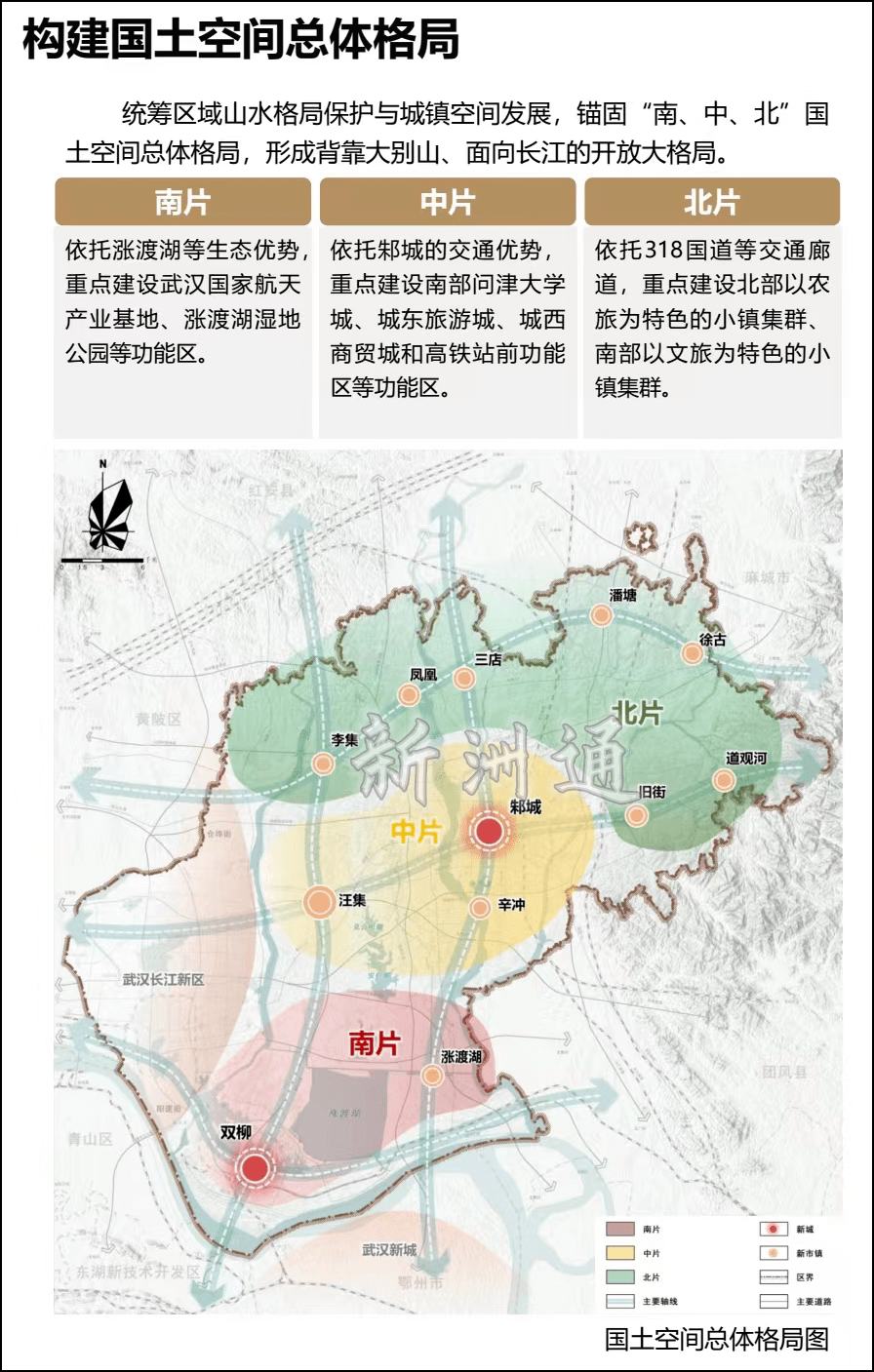 新洲区城区最新规划图图片