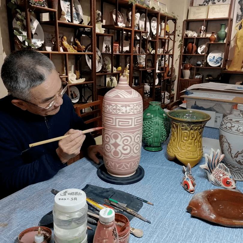 苗族银饰衍纸作品图片