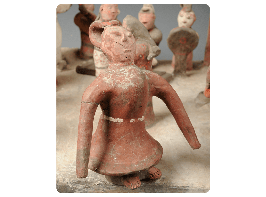 "乘风破浪"的西汉陶俑,"公演现场"就在济南?_表演_汉代_杂技