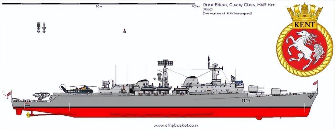 郡級驅逐艦:皇家海軍的現代化防空力量先驅_導彈_武器_英國