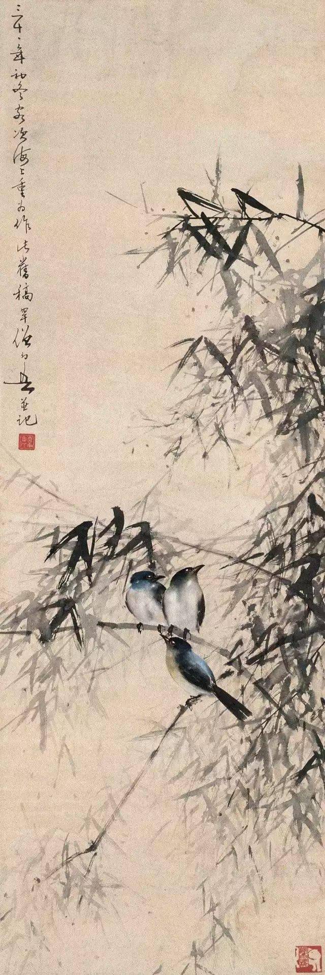 花鸟画100幅大赏，清新，去除俗气！_手机搜狐网