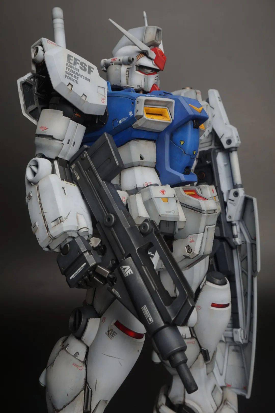 高达gp01硬核质感旧化场景,有这还要啥匠牛?_公众_模型_来稿