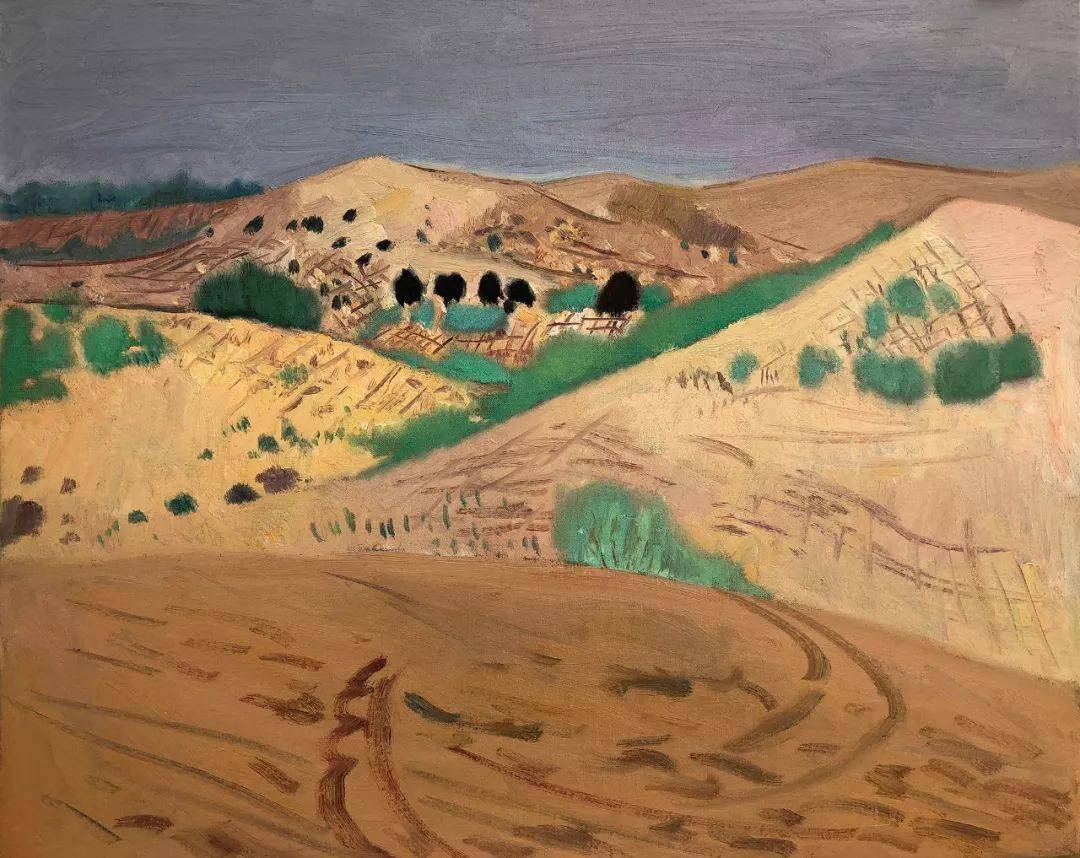 【写生啦】远方|当代画家油画风景作品_cmx_布面_丁一