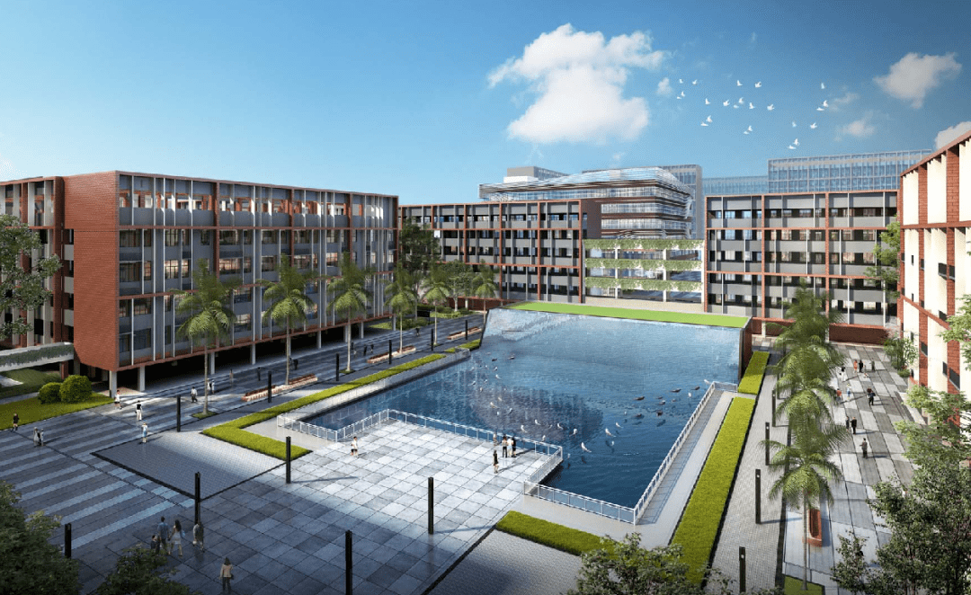 珠海市麒麟中学项目位于斗门区乾务镇(富山工业园),占地面积约15.