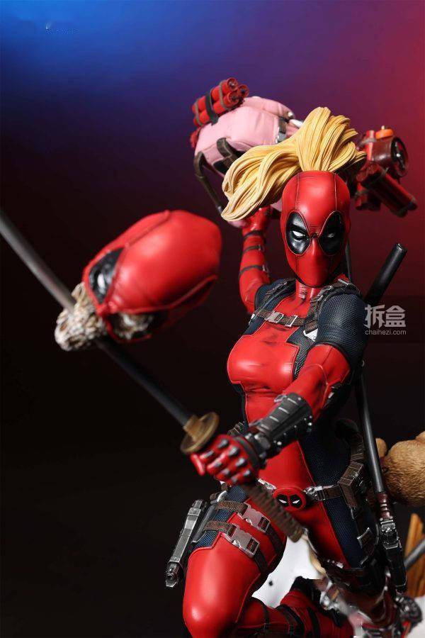 xm studios 漫威系列 女死侍1/4正版授权美漫艺术雕像_官方_cm_重量