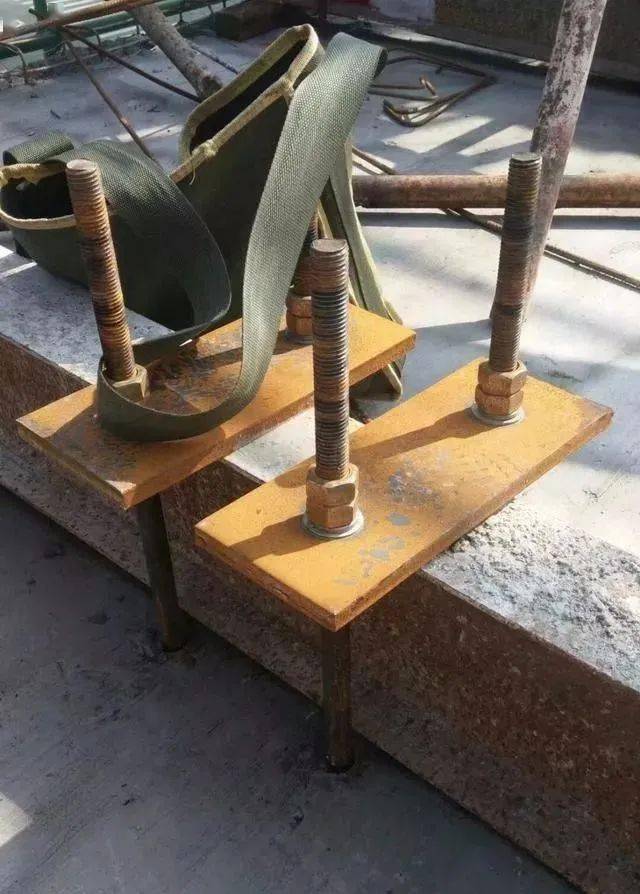 悬挑工字钢螺栓垫片图片