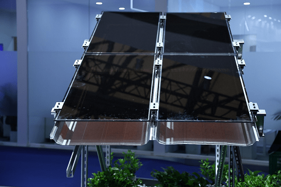 展会直击丨钙钛矿商用光伏产品高能来袭,极电光能引爆snec_发电_技术