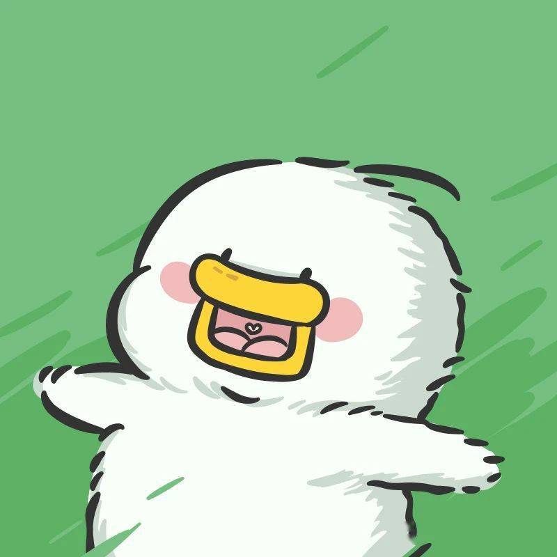 天热啦,分享一组绿油油的头像壁纸!_鸭鸭