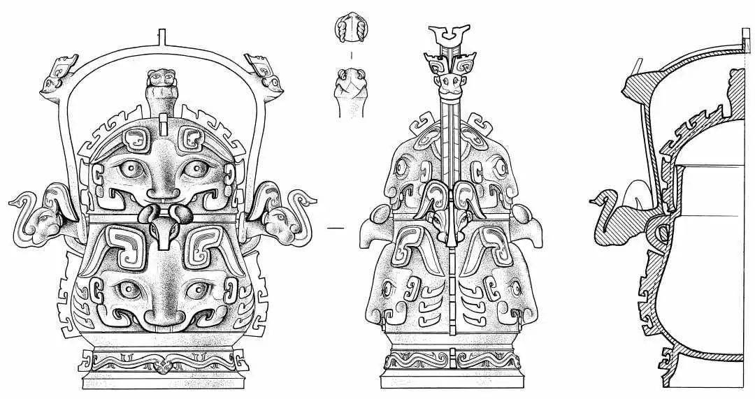 【国宝归来】"诡异呆萌"的神面卣_青铜器_中国_鉴定中心