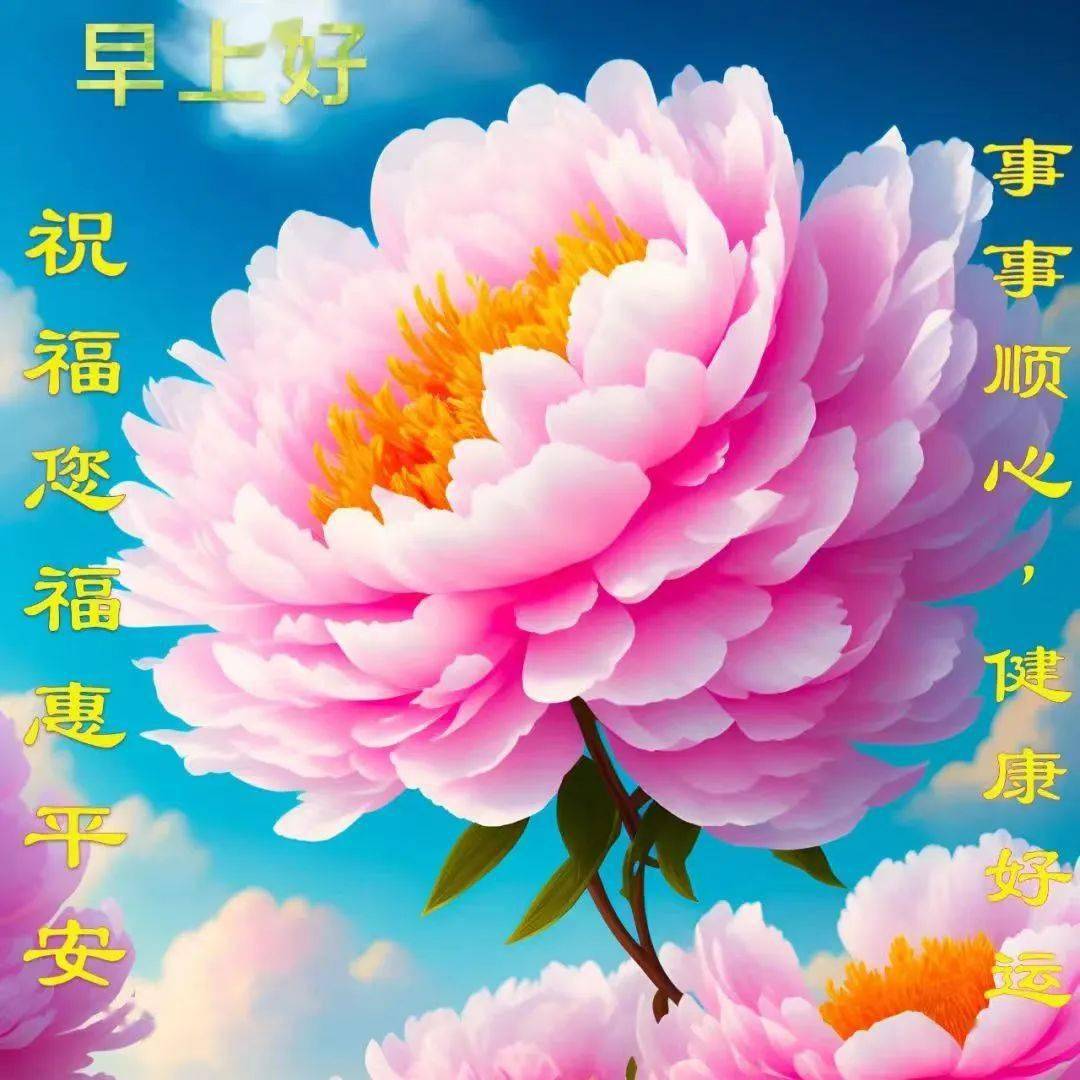 祝您福惠平安,健康好运早安吉祥!