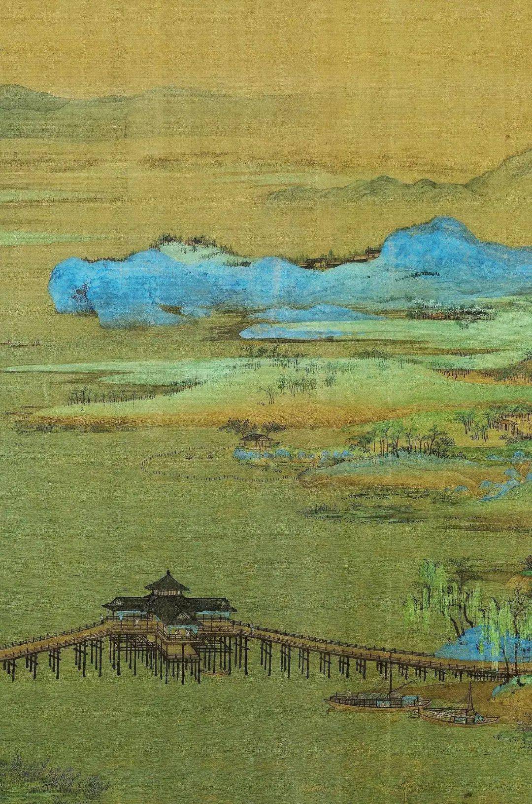 王希孟 《千里江山图》全卷欣赏!国之瑰宝,你怎能不爱!