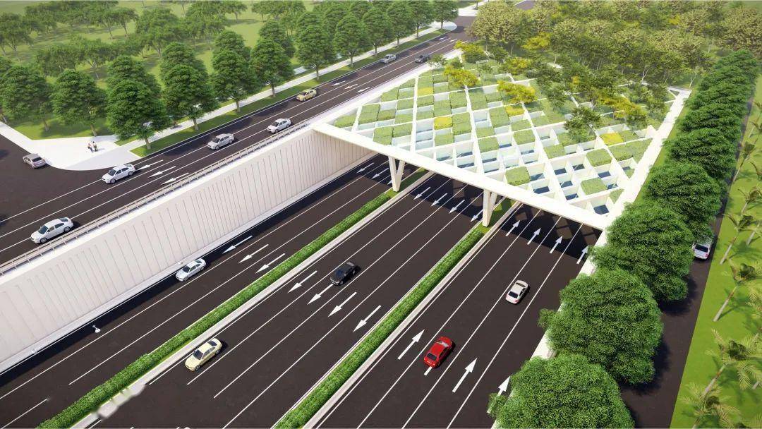 双向14车道!滨海大道下沉改造新进展来啦!_地下_工程_隧道