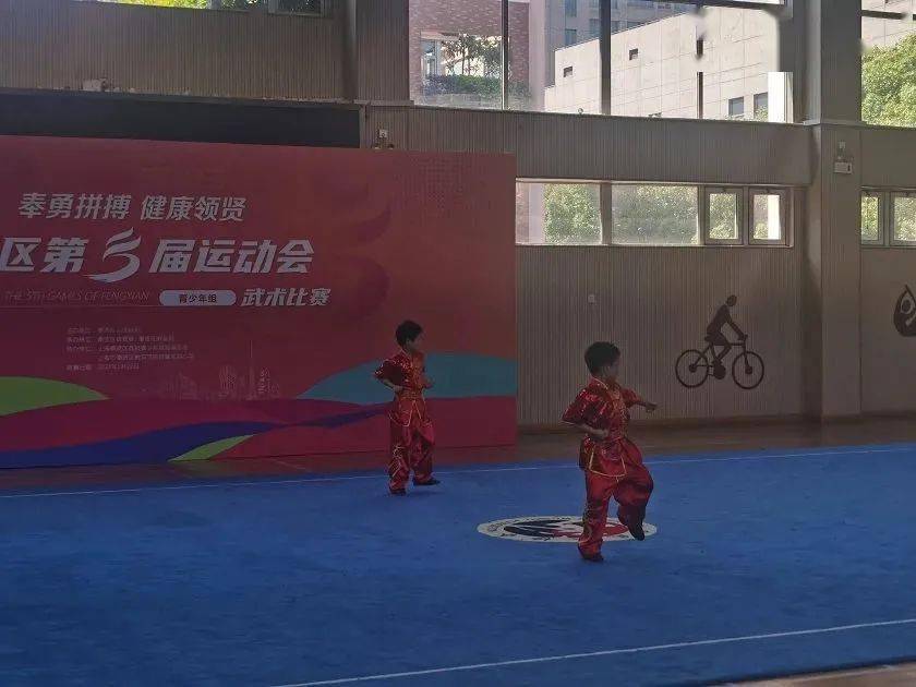 雏鹰展翅 南桥61恒贤联合小学区学生活动节体育系列比赛之武术项目