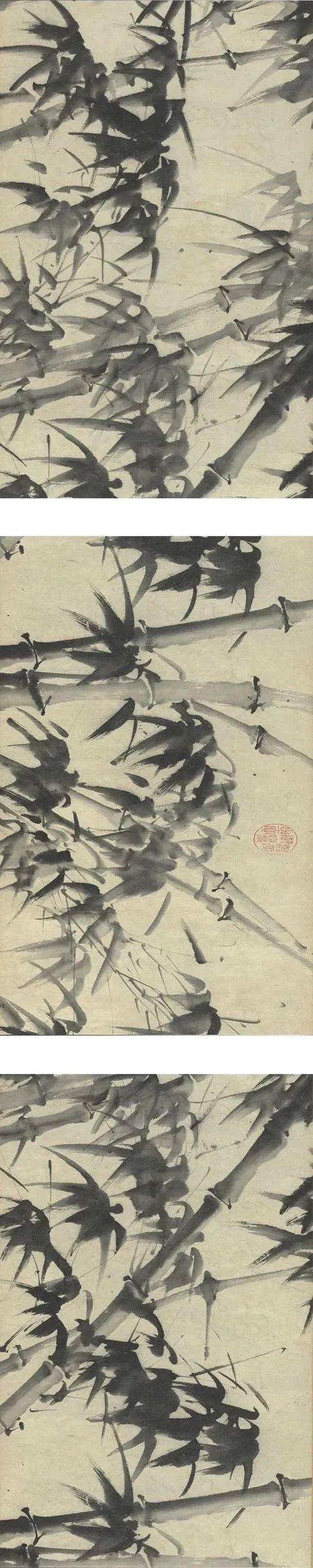 徐渭写竹，狂放不羁，墨气淋漓_水仙_竹子_竹卷