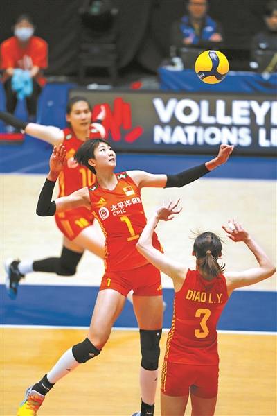 中国女排3比1力克荷兰世界女排联赛开局三连胜