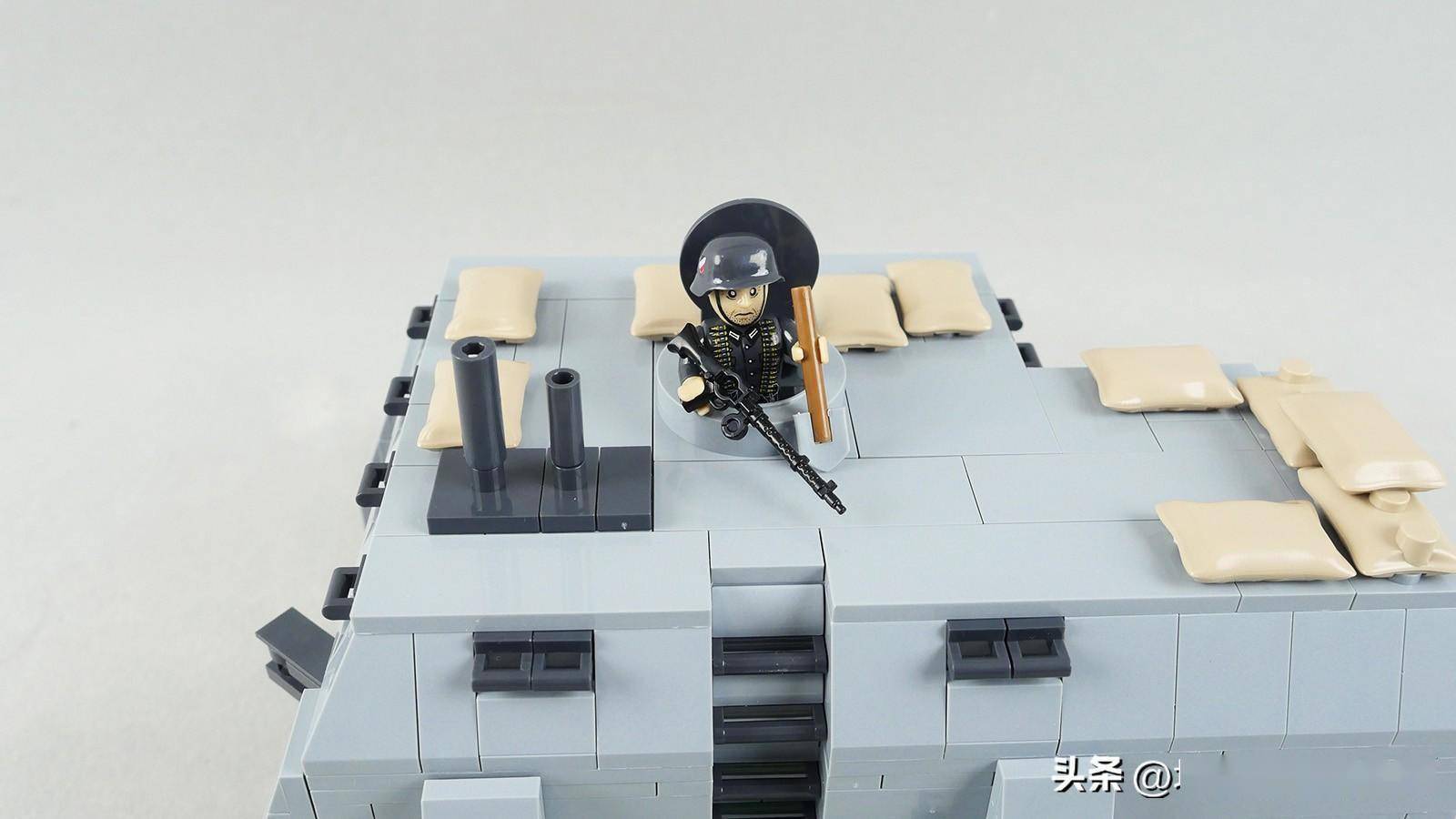 cobi积木做出的德军地堡:好看,但有点贵…_碉堡_英雄连_零件
