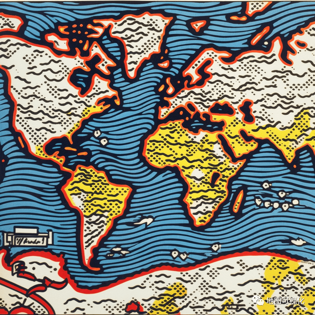 世界地图卡通版简易图片