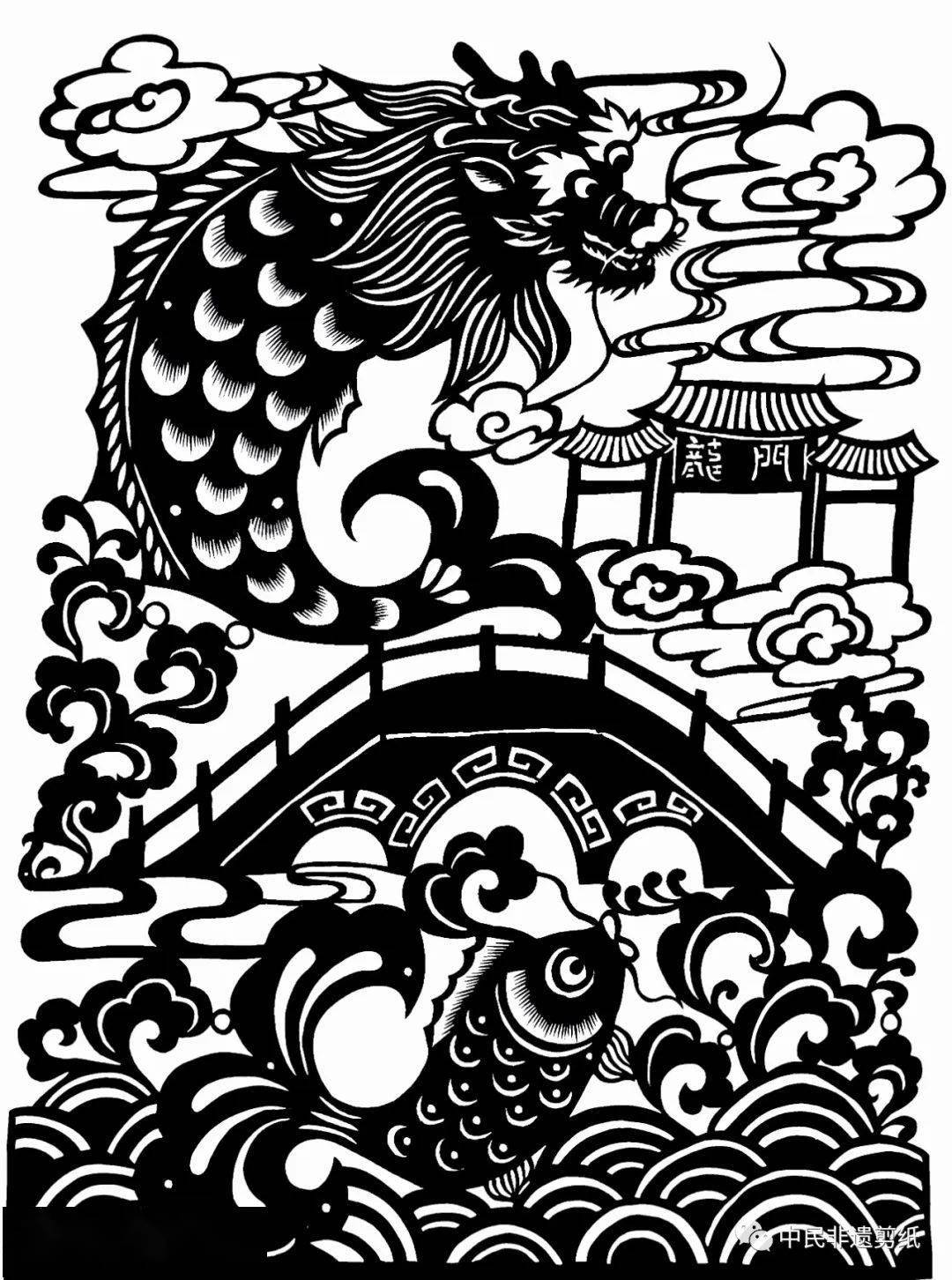 【聚焦成长 助力高考】中民非遗剪纸祝2023届高考学子"金榜题名"_民间