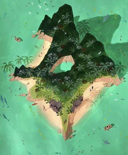 日本插画家yukiko noritake精致充满诗意的作品_des_漆进行_在线