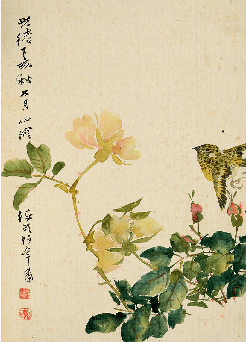 任伯年  花卉 任伯年《花卉图册十二开》