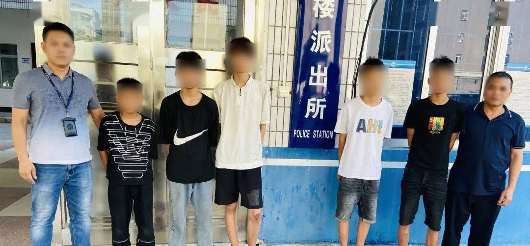 茂名5少年跑到广西蒙面盗窃以为没事!结果惨了!