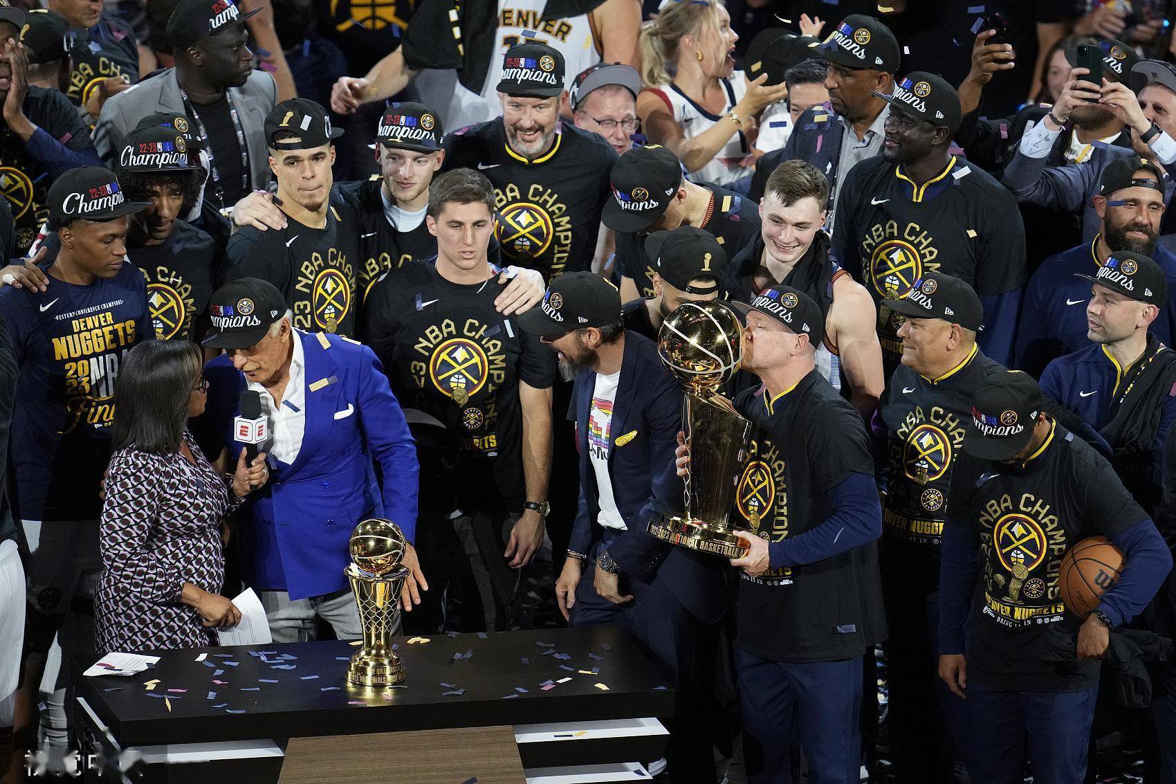 「nba」丹佛掘金主场夺得队史首冠,约基奇加冕fmvp_比赛_热火_总决赛