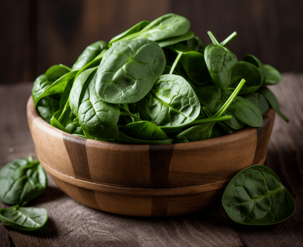 深绿色蔬菜胡萝卜中富含β-胡萝卜素,这是一种可以