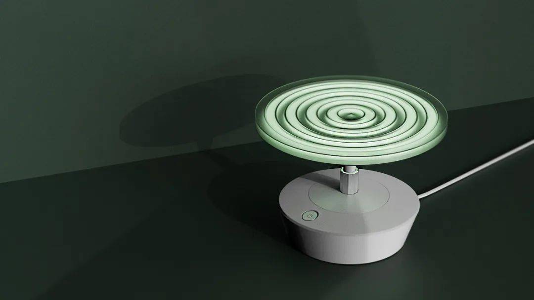 eddy基于模拟蚊香的形状,使用四级led来查看电池剩余电量,类似于燃烧