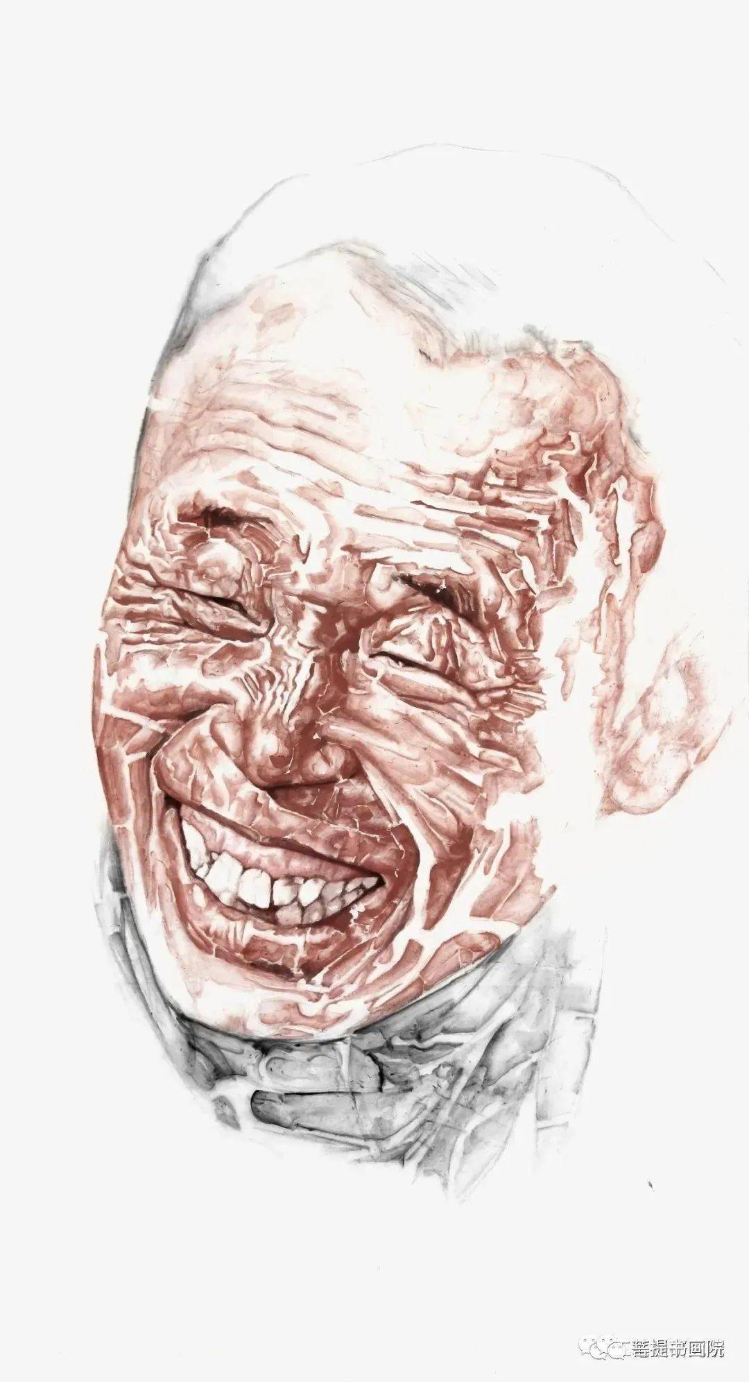 [67书画欣赏]别致的国画人物头像画_平台_艺术_江尚仁