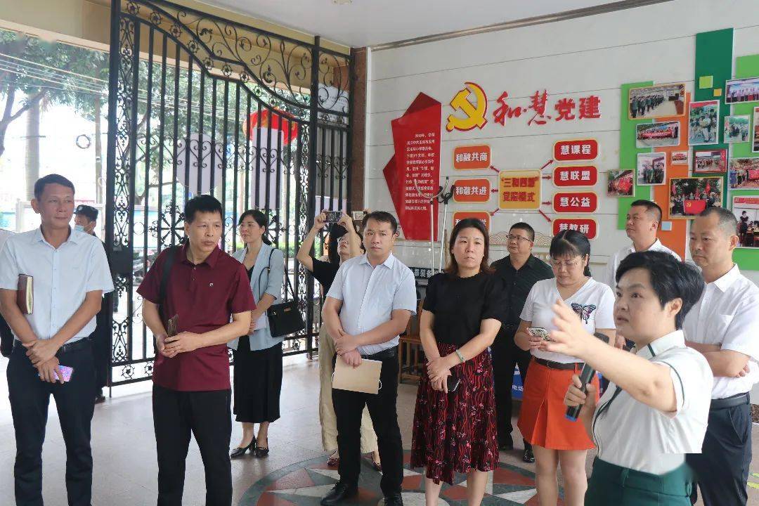 防城港港口区教育局局长陈莉一行到我校开展交流活动_玉州区_工作