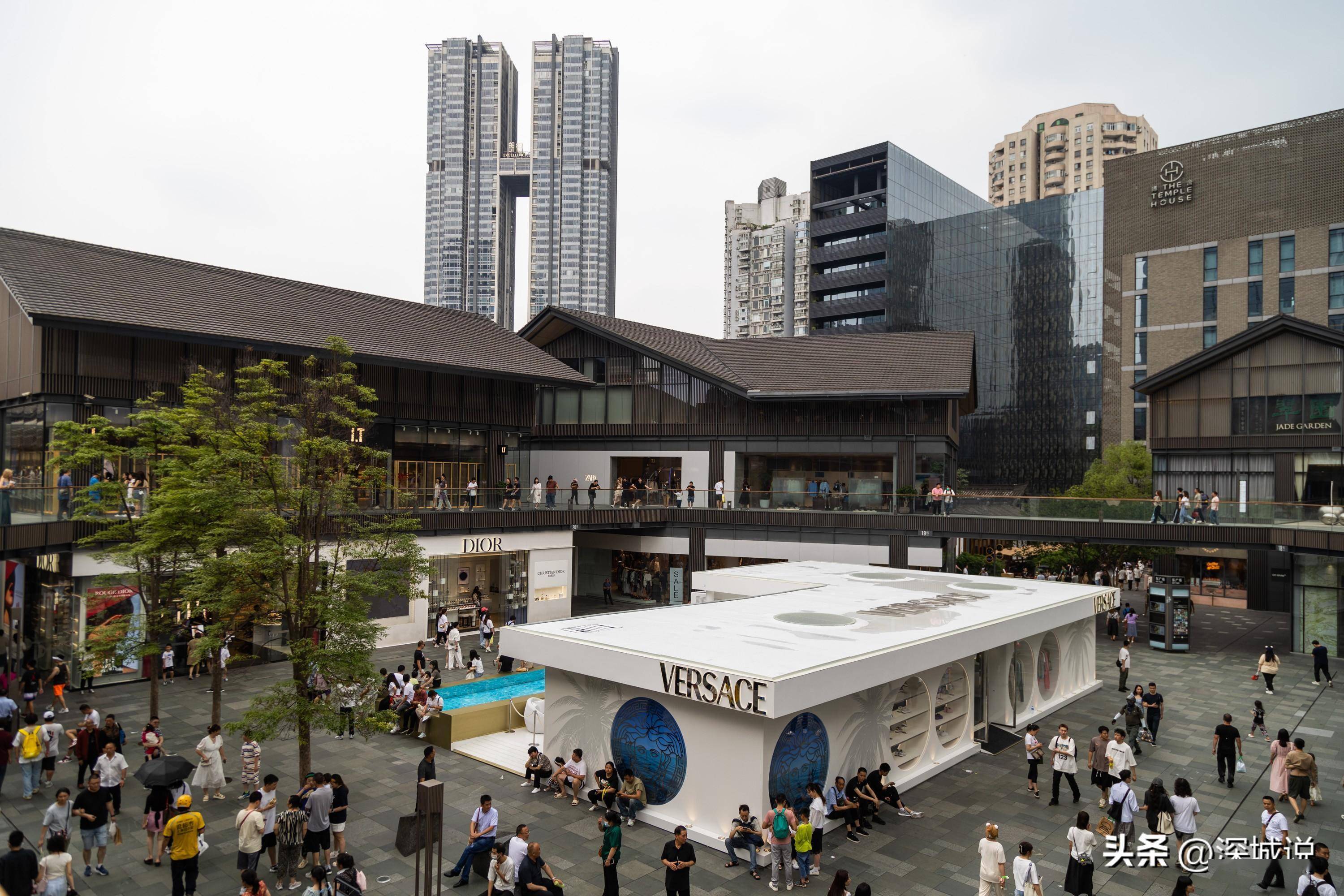 端午假期来了,成都太古里迎来假期人潮,你出门玩儿了吗?