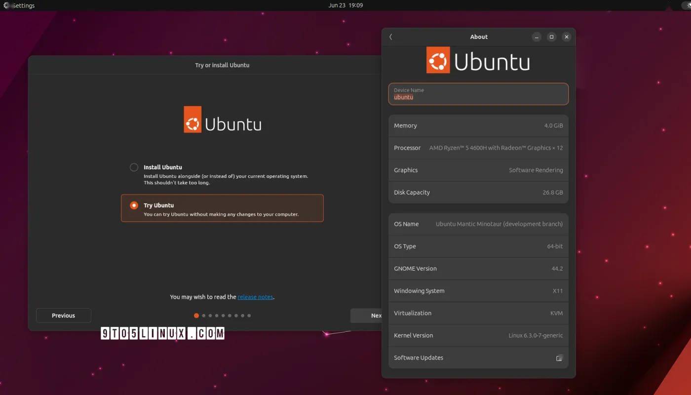 Ubuntu 23.10已升级到Linux Kernel 6.3内核 今年4月下旬进入开发阶段
