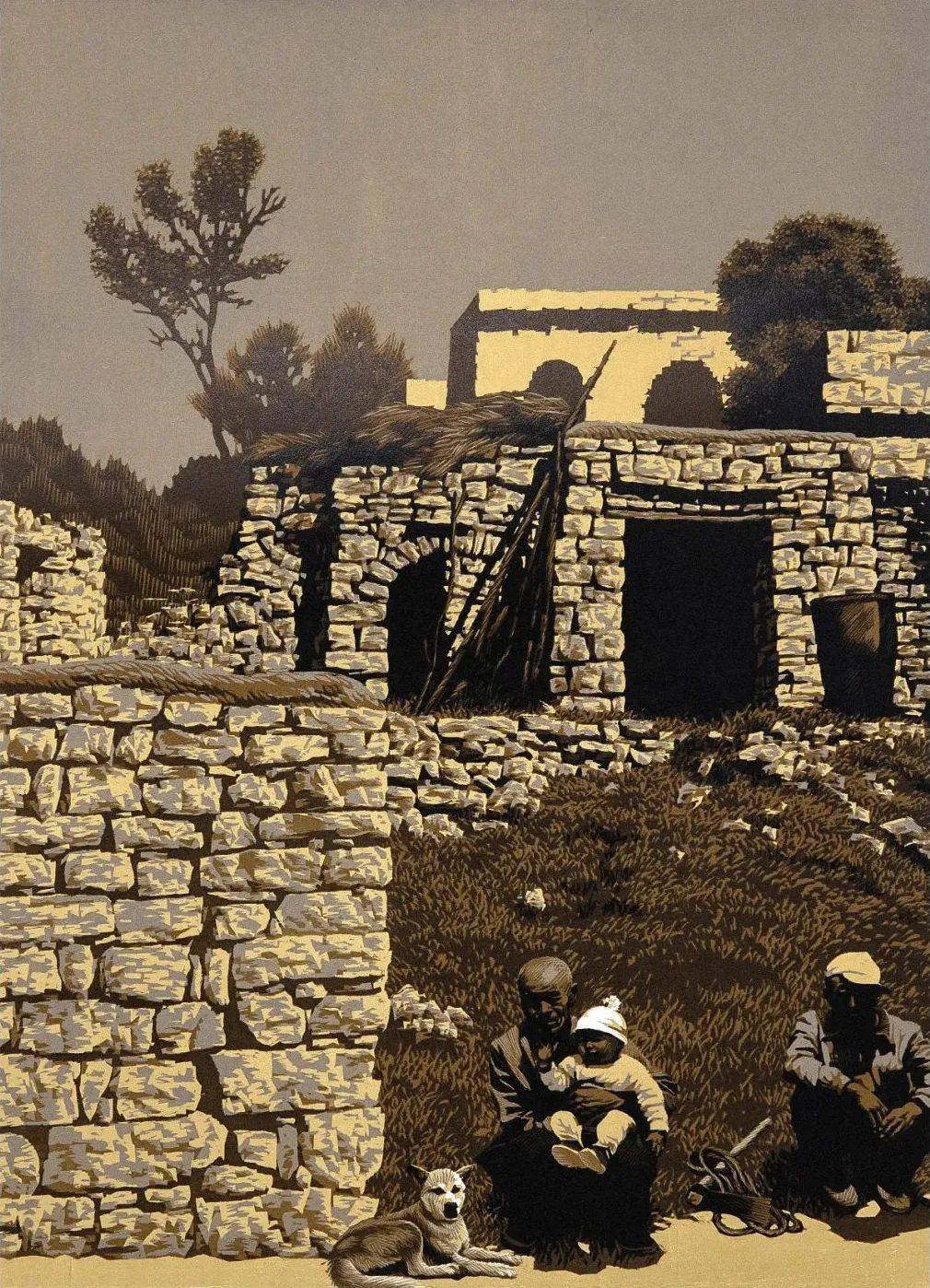 看了就忘不了的版画——李彦鹏作品欣赏_cmx_套色_木刻