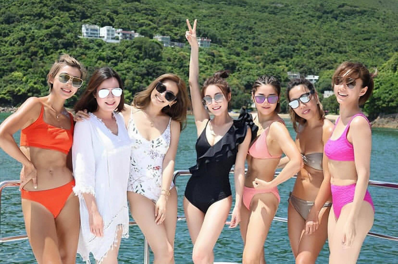 林夏薇包豪华游艇庆生,穿泳装晒事业线,满屏都是大长腿