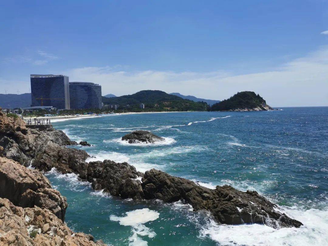 暑假去踏浪玩水~打卡海陵岛北洛秘境度假区~住2号楼海景,畅玩白沙滩