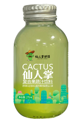 仙人掌复合果蔬汁饮料(常温款)规格:270ml储存方式:常温保质期:12个月