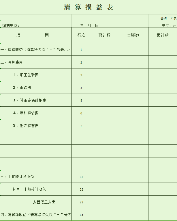 财务清算图片