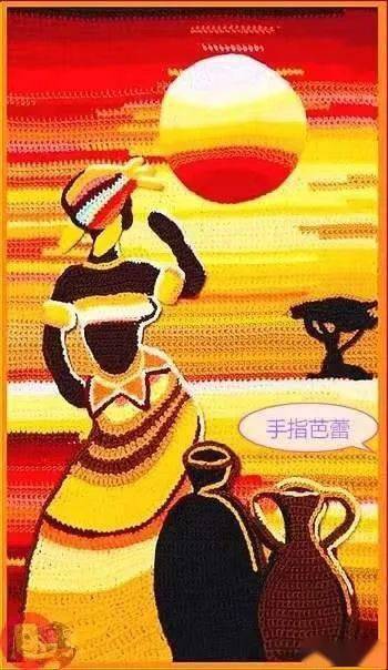 针织壁画美如画