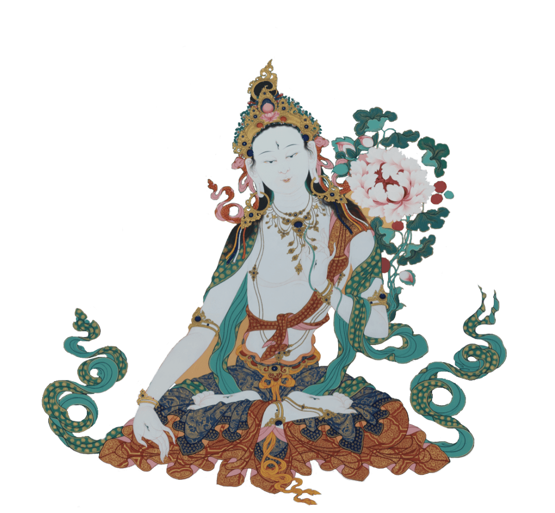 普贤佛母化身:宁玛巴护法女神德春拉姆 | 桑丹笔记_寺庙_木头_时候